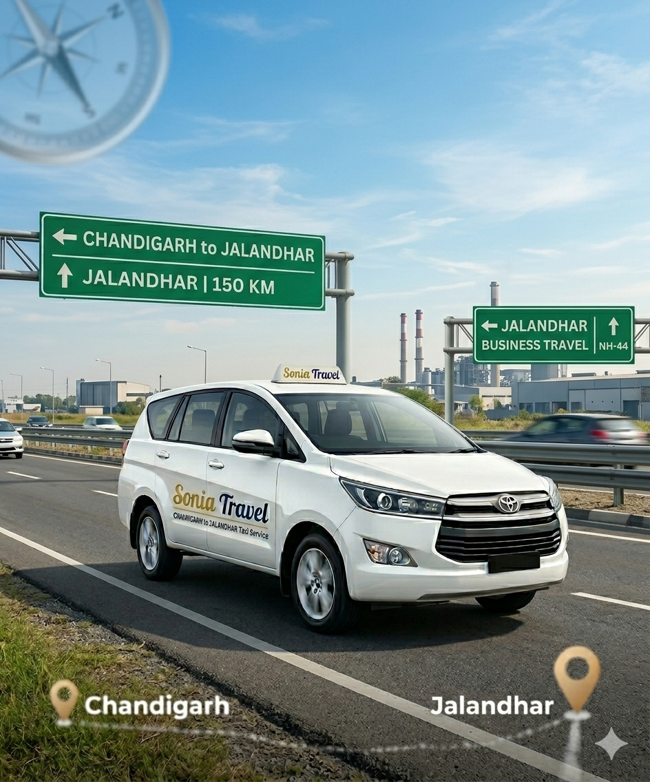 Chandigarh To Jalandhar Taxi