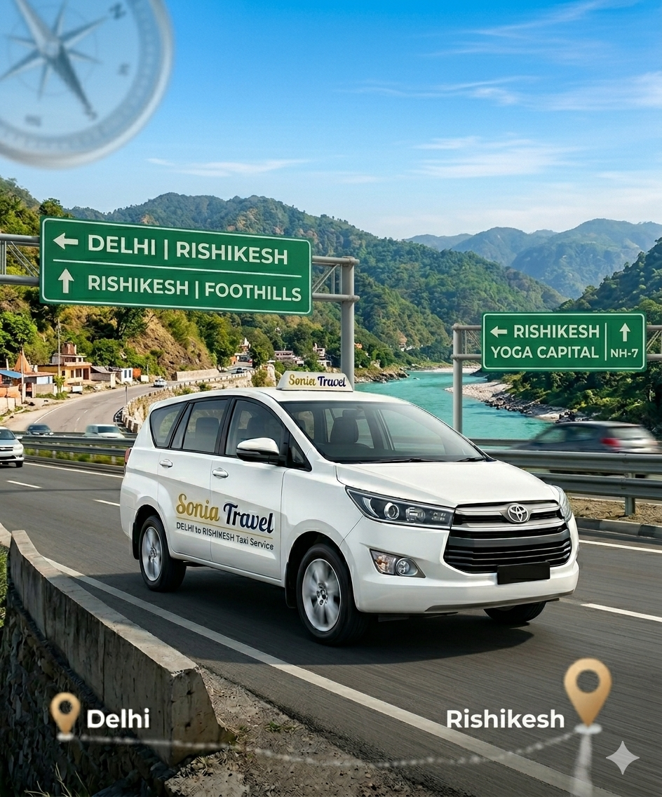Delhi to Haridwar & Rishikesh Taxi